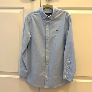 Vineyard Vines Light Blue Button-Down 100% Cotton | boy size Small 8-10